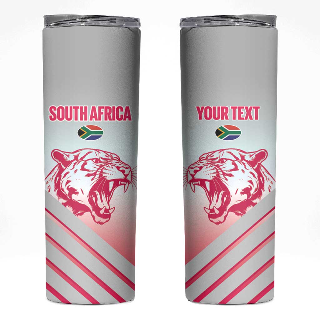 South Africa Rugby Custom Skinny Tumbler Come On Puma African Pattern