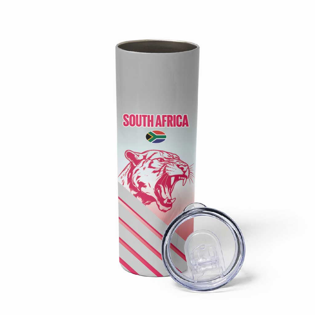 South Africa Rugby Custom Skinny Tumbler Come On Puma African Pattern