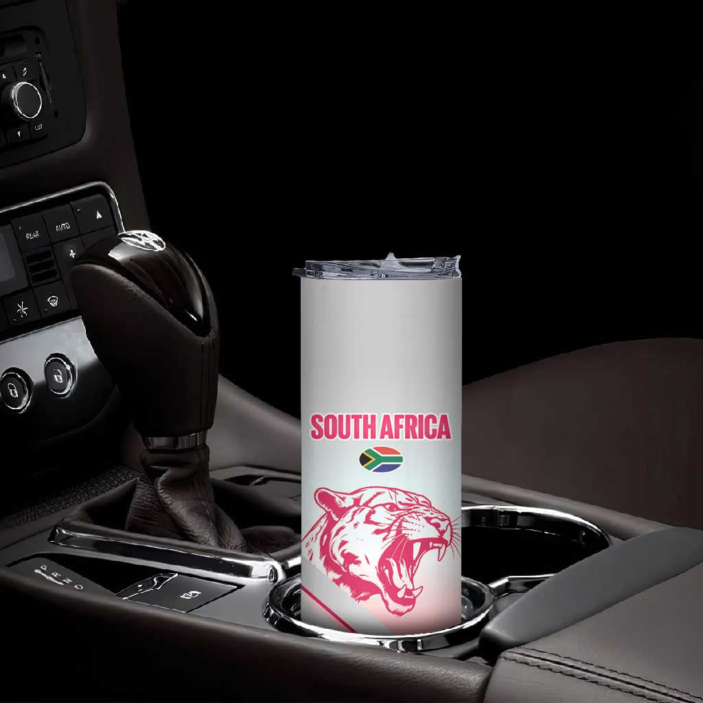 South Africa Rugby Custom Skinny Tumbler Come On Puma African Pattern