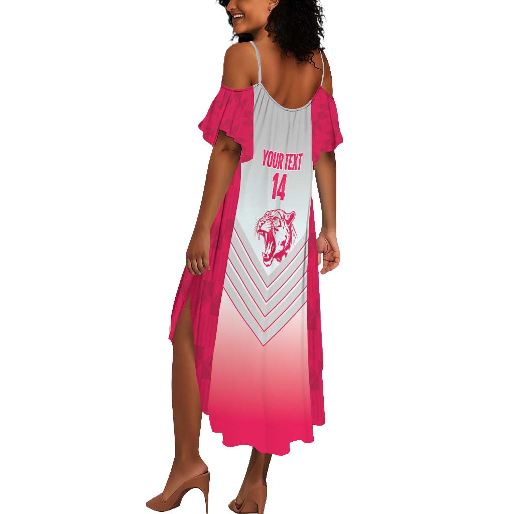 South Africa Rugby Custom Summer Maxi Dress Come On Puma African Pattern