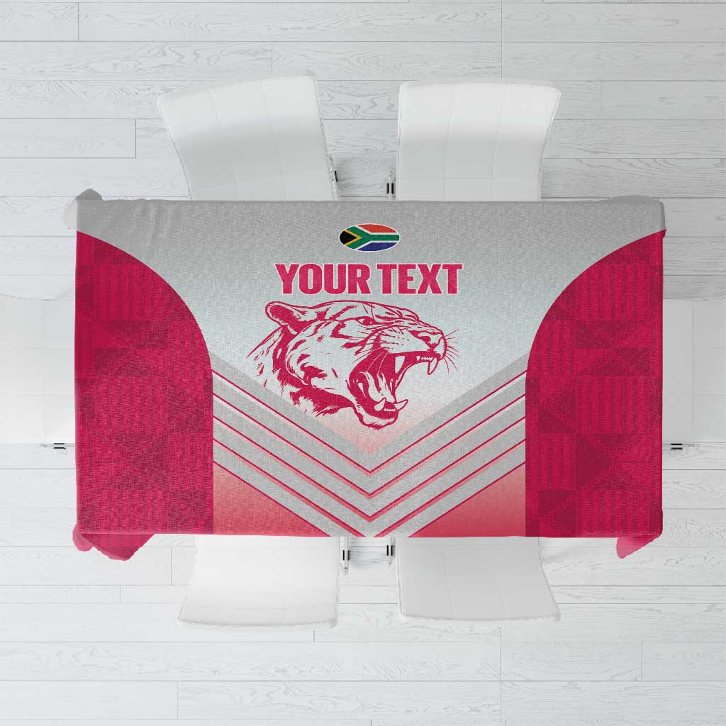 South Africa Rugby Custom Tablecloth Come On Puma African Pattern