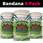 Personalised Lesotho Independence Day Neck Gaiter Aloe Polyphylla Mix Coat Of Arms LT14