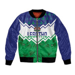 Personalised Lesotho Independence Day Bomber Jacket Naha ea Lesotho Proud