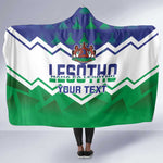 Personalised Lesotho Independence Day Hooded Blanket Naha ea Lesotho Proud