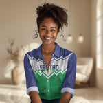 Personalised Lesotho Independence Day Women Casual Shirt Naha ea Lesotho Proud LT14