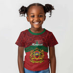 Personalized Afro Morocco Independence Day Kid T shirt 1956 Proud Islamic Pattern - African Pride