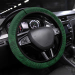 South Africa Christmas In July Steering Wheel Cover Geseende Kersfees Springbok Black Santa
