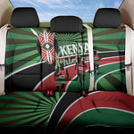 Afro Athletics Kenya Back Car Seat Cover Olono Maasai Shield Running Way - African Pride