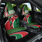 Afro Athletics Kenya Car Seat Cover Olono Maasai Shield Running Way - African Pride
