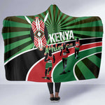 Afro Athletics Kenya Hooded Blanket Olono Maasai Shield Running Way - African Pride