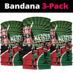 Afro Athletics Kenya Neck Gaiter Olono Maasai Shield Running Way LT14