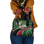 Afro Athletics Kenya Shoulder Handbag Olono Maasai Shield Running Way - African Pride