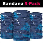 Cape Verde Football Neck Gaiter Blue Sharks Mascot - African Pride