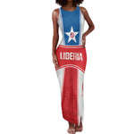 Custom Lone Stars Tank Maxi Dress Liberia Football - Sporty Style