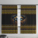 Ancient Egypt Eye Of Ra Window Curtain Sun To The Egyptians