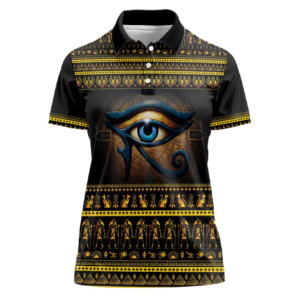 Ancient Egypt Scarab Beetle Women Polo Shirt LT9