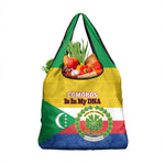 Afro Paisley Udzima wa Komori Grocery Bag Comoros Is In My DNA