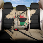Marcus Garvey Day Back Car Seat Cover UNIA Flag Mix African Map - African Pride