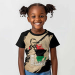 Marcus Garvey Day Kid T shirt UNIA Flag Mix African Map - African Pride