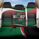 Marcus Garvey 1887 Back Car Seat Cover African Map Curves Style - African Pride