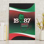 Marcus Garvey 1887 Canvas Wall Art African Map Curves Style - African Pride