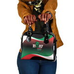Marcus Garvey 1887 Shoulder Handbag African Map Curves Style - African Pride