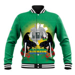 Afro Gabon Independence Day Baseball Jacket Memorial Leon Mba Monument - African Pride