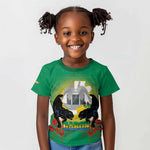 Afro Gabon Independence Day Kid T shirt Memorial Leon Mba Monument - African Pride