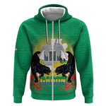 Afro Gabon Independence Day Zip Hoodie Memorial Leon Mba Monument - African Pride