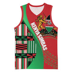 Custom Kenya Cricket Basketball Jersey Simbas African Kente - African Pride