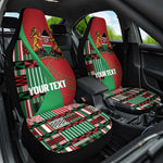 Custom Kenya Cricket Car Seat Cover Simbas African Kente - African Pride