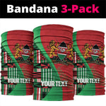 Custom Kenya Cricket Neck Gaiter Simbas African Kente LT14