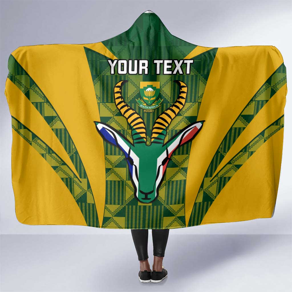South Africa Rugby 2024 Blanket Go Bokke African Pattern LT05 main image 1