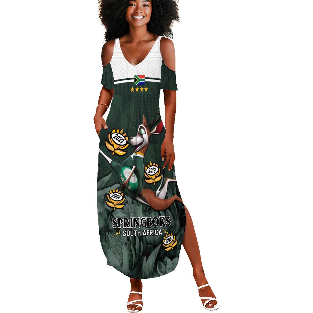South Africa Rugby Summer Maxi Dress Springboks 4th Champions World Cup  Proud Bokke by AfricanPride