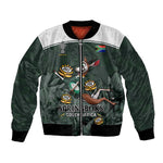 Custom South Africa Rugby Bomber Jacket Springboks 4th Champions World Cup Proud Bokke