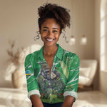 Personalized Rwanda Kwita Izina 2025 Women Casual Shirt Gorilla Naming Day - African Pride