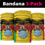 Personalized Afro Mali Vulture Neck Gaiter Coat Of Arms - Bogolan Pattern LT15