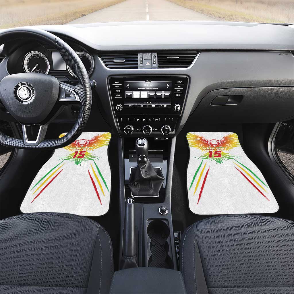 Mali Football Custom Car Mats Go Eagles - White Color