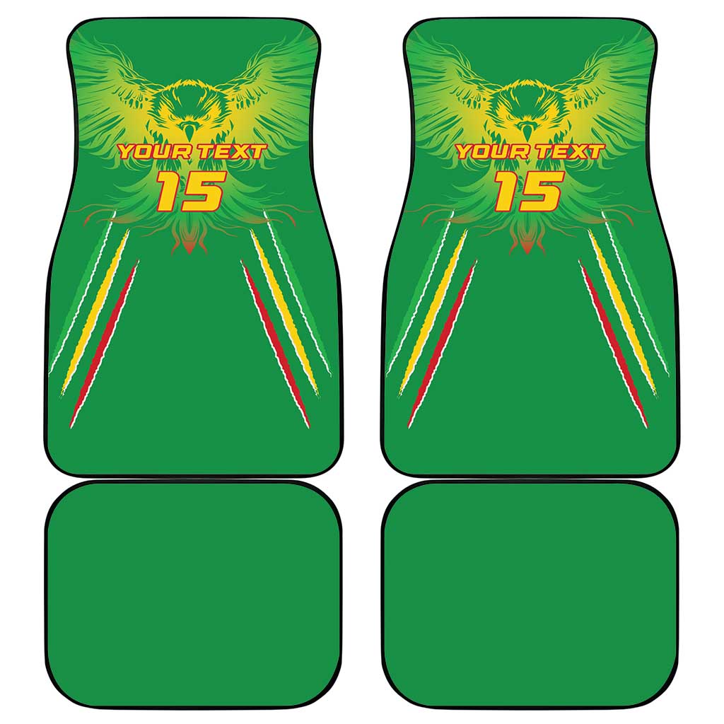 Mali Football Custom Car Mats Go Eagles - Green Color