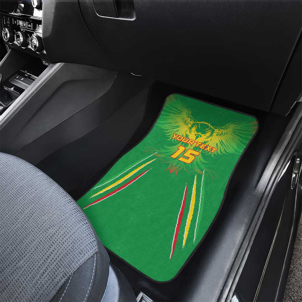 Mali Football Custom Car Mats Go Eagles - Green Color