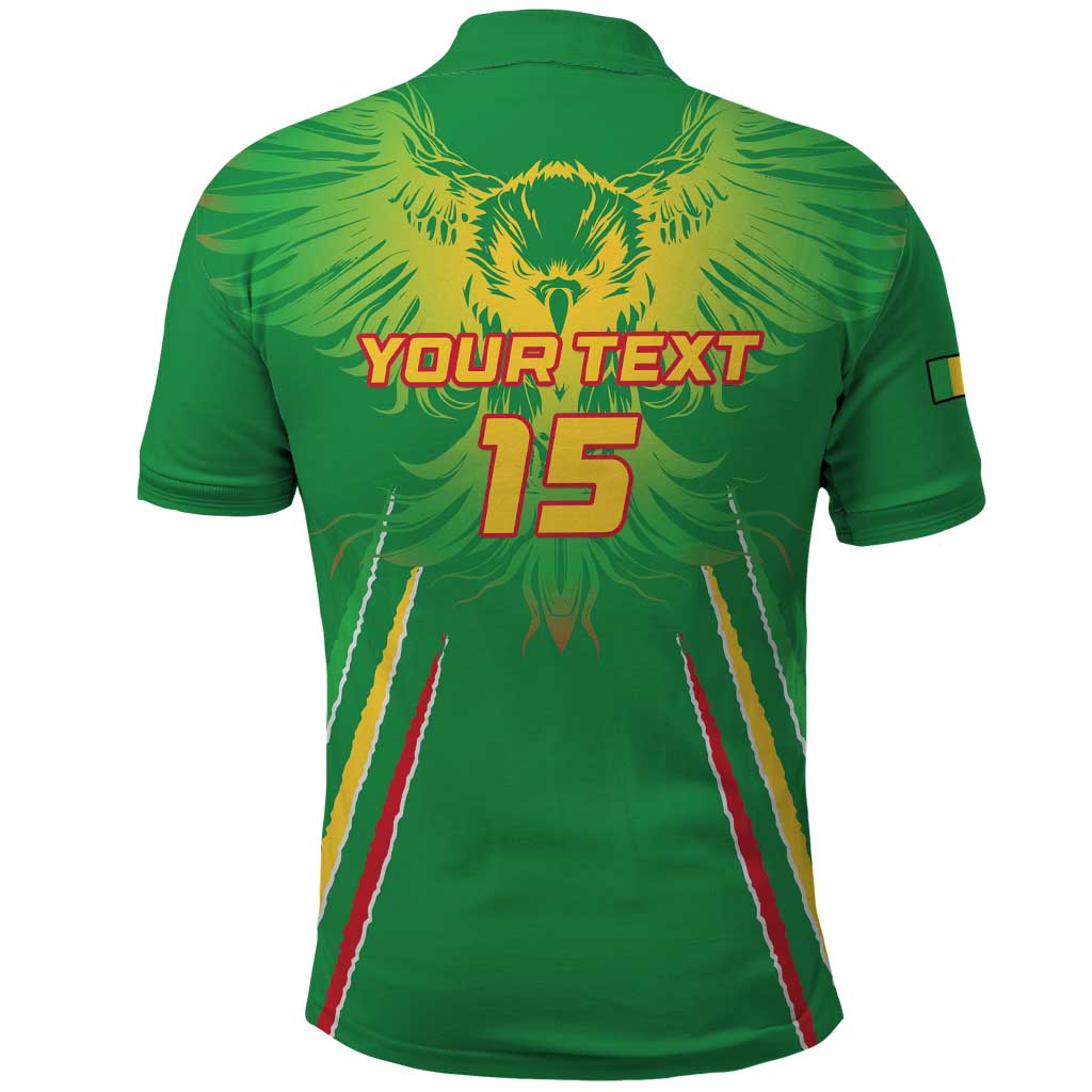 Mali Football Custom Polo Shirt Go Eagles - Green Color