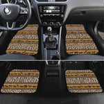 Leopards and Zebra Skins Car Mats Mix African Pattern