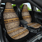 Leopards and Zebra Skins Car Seat Cover Mix African Pattern