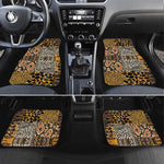 Wild Animal Skins Car Mats African Tribal Pattern
