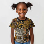 Wild Animal Skins Kid T shirt African Tribal Pattern