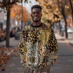 Wild Animal Skins Sweatshirt African Tribal Pattern
