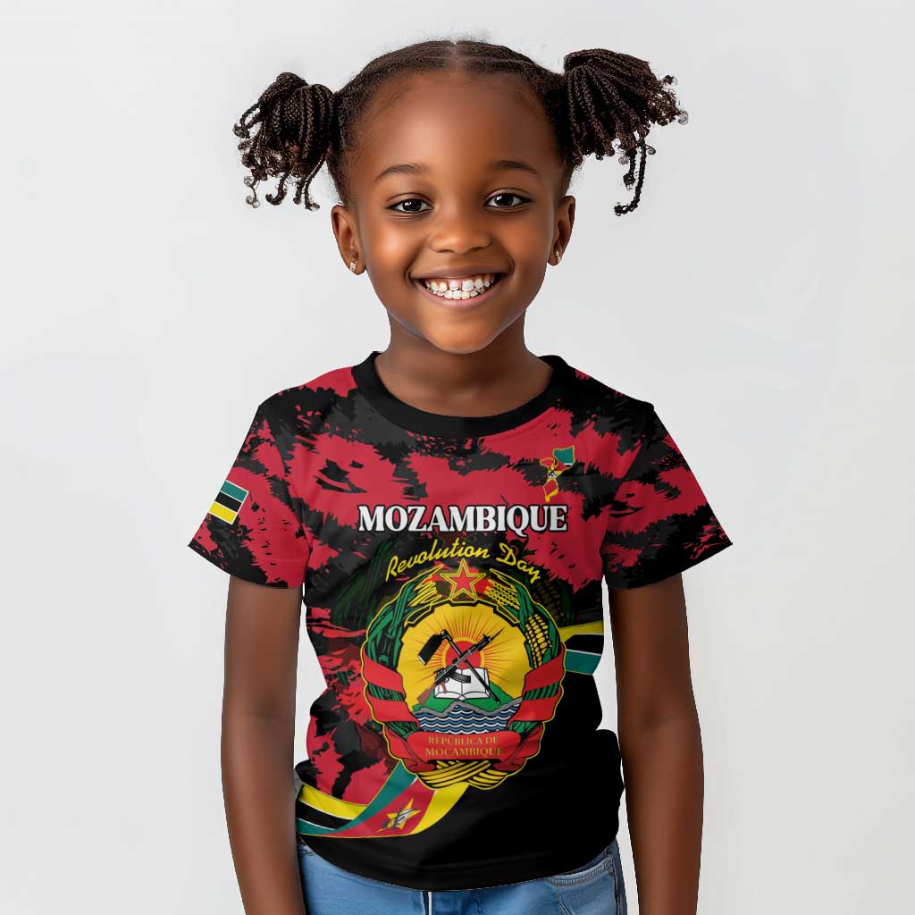 Personalized FRELIMO Mozambique Kid T shirt Happy Revolution Day - African Pride