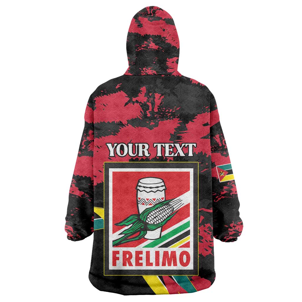 Personalized FRELIMO Mozambique Kid Wearable Blanket Hoodie Happy Revolution Day - African Pride