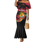 Personalized FRELIMO Mozambique Mermaid Dress Happy Revolution Day - African Pride