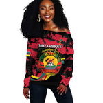 Personalized FRELIMO Mozambique Off Shoulder Sweater Happy Revolution Day - African Pride